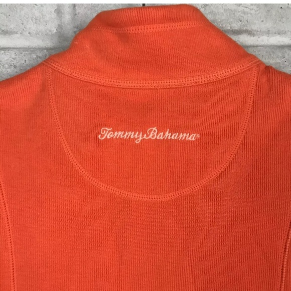 Tommy Bahama Womens Aruba Half Zip Sweater Medium - Picture 5 of 8